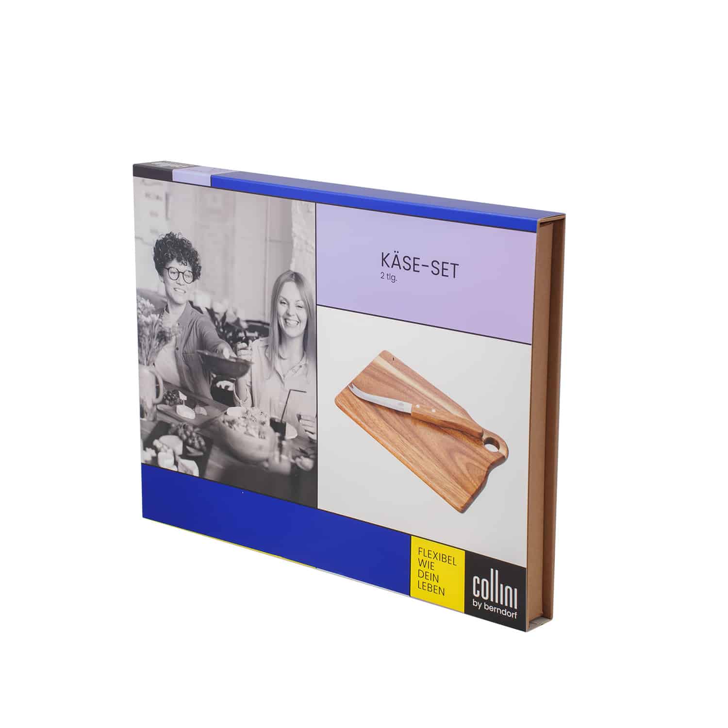 Dárková sada - prkénko a nůž na sýry - Obrázek 2